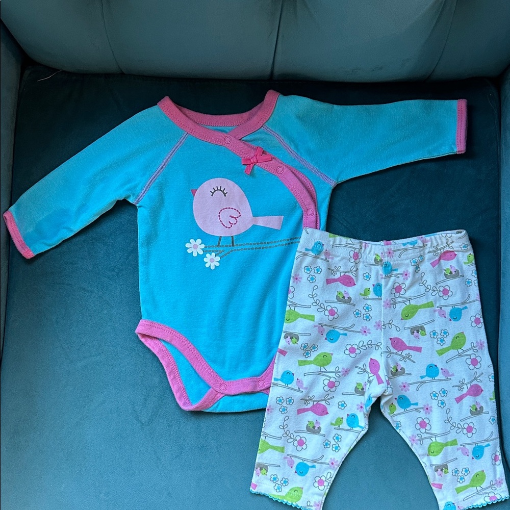 Jockey Baby Outfit in Blue and Pink